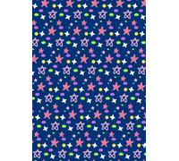 Estrellas libreta cuaderno cuadriculado divertido A4 - Star fun A4 squared notebook: Cuadricula de 8mm (grande), A4 - 8mm (big) squared paper A4