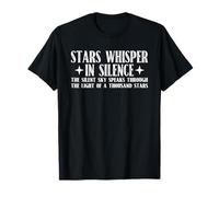 Estrellas Susurran En Silencio Mindfulness Meditación Paz Interior Camiseta
