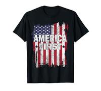 ESTRELLAS Y RAYAS PATRIOTAS DE LA Bandera Americana de Estados Unidos Camiseta