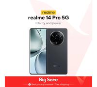 [Estreno mundial] realme 14 Pro 5G Smartphone Dimensity 7300 Chipset 6000mAh Batería 50MP Cámara Sony OIS Pantalla curva de 120Hz 8GB 256GB Grey