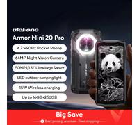 【Estreno mundial】Ulefone Armor Mini 20 Pro 5G 4,7 "teléfono resistente 64MP cámara nocturna Android 14 Smartphone 6200mAh teléfono móvil LED Armor Mini 20 Pro