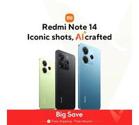 【Estreno mundial】Versión global Xiaomi Redmi Note 14 MediaTek Helio G99-Ultra Cámara AI de 108 MP Pantalla AMOLED de 5500 mAh y 6,67" y 120 Hz 8GB 256GB Green