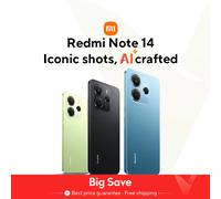 【Estreno mundial】Versión global Xiaomi Redmi Note 14 MediaTek Helio G99-Ultra Cámara AI de 108 MP Pantalla AMOLED de 5500 mAh y 6,67" y 120 Hz 6GB 128GB Blue NFC
