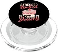 Estresado deletreado hacia atrás es Postres Snack Baking Cake PopSockets PopGrip para MagSafe