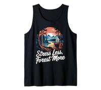 Estresante Menos Bosque más Bosque respirando shinrin-yoku Camiseta sin Mangas