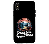 Estresante Menos Bosque más Bosque respirando shinrin-yoku Carcasa para iPhone X/XS