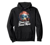 Estresante Menos Bosque más Bosque respirando shinrin-yoku Sudadera con Capucha