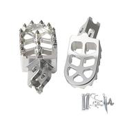 Estribera Estriberas Para CRF300L/CRF300/Para Rally/Para CRF250 Placa De Pedales De Reposapiés(Silver)