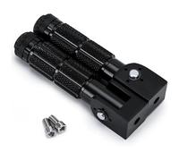 Estribera Reposapiés Conjunto Reposapiés Plegables Universales para Motocicleta Reposapiés Juego De Pedales Traseros Pieza De Aluminio CNC para Motocicleta