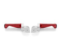 Estriberas 1 Par De Reposapiés Traseros Ajustables Aluminio para Motocicleta, Pedal Izquierdo Y Derecho para Scrambler 800