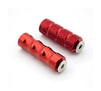 Estriberas Accesorios Universales para Motocicleta M6, Pedal De Cambio De Marchas De Aluminio, 1 Par, Reposapiés Trasero Izquierdo Y Derecho Reposapiés(Red)