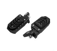 Estriberas ajustables para motocicleta, pedales anchos para BMW R1200GS R1250GS Adventure 2013-2023, aleación de aluminio negro, controles delanteros de piloto, agarre mejorado, diseño antideslizante