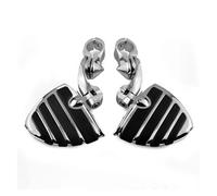 Estriberas Ajuste para Harley Ultra Classic FLHTCU Sportster 11/4 "32mm reposapiés motocicleta protector motor carretera clavijas pie Pedales soporte CNC(Highway Pegs 21)