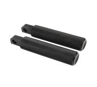 Estriberas Ajuste para Harley XL883L 1200X XR manillar motocicleta empuñaduras mano clavijas pie reposapiés palanca cambios Pedales soporte CNC(Foot Pegs)