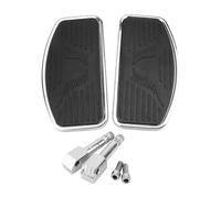 Estriberas Ajuste para Honda Shadow Universal motocicleta delantero trasero ancho pie conductor reposapiés Pedales soporte CNC(Front)