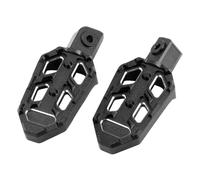 Estriberas Ajuste para Kawasaki Ninja 400 500 ZX-25R 4R 4RR CNC motocicleta reposapiés delantero trasero pedales Pedales anchos(Rear pedal B black)