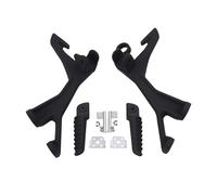 Estriberas Ajuste para Kawasaki Ninja 400 EX400 500 Z400 2019-2022 soporte clavija pie trasero pasajero motocicleta Pedales antideslizantes(Sand Black)