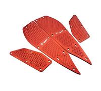 Estriberas Alfombrilla CNC Reposapiés Almohadillas Pies Placa Pedal Aleación Para Motocicleta Para Yamaha XMAX 250 300 Para X MAX 2017-2018 Para Xmax(5)