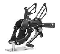 Estriberas Aluminio CNC Izquierdo Y Amp; Juego De Reposapiés Derecho para Motocicleta, Pedales Traseros Ajustables para CBR250RR CBR 250 RR 250RR 2017 2018