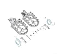 Estriberas de aluminio CNC para motocicleta para abejas -Ron Light, reposapiés antideslizantes de aleación 6061 con agarre mejorado, accesorios ligeros de carreras todoterreno, rojo, azul, plateado