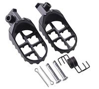 Estriberas de aluminio para moto de cross, pedales de aluminio para Coleman Baja Taotao PW50 1981-2021 PW80 1983-2006, Pit Dirt Bike Motocicleta Minibike