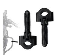 Estriberas de carretera para motocicleta para pedal, reposapiés de barra de choque de 1.25 pulgadas, estriberas plegables de aluminio CNC, 22 mm-32 mm, barra de choque de 7/8-1.25 pulgadas