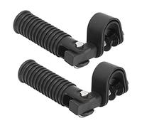 Estriberas de Motocicleta de 7-1 / 2 Pulgadas, Resistentes a la Corrosión para Motocicleta con Protectores de Barra de Choque de Motor de Carretera de 25 Mm / 1 Pulgada Pedales/reposapiés y accesorios