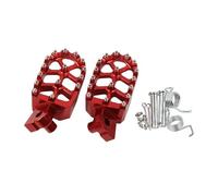 estriberas de motocicleta Para GasGas EC300 2000 EC125 2009 Para Gas EC50 EC200 EC250 EC 50 125 200 250 300 450 515 Reposapiés Forjados Para Motocicleta(Rojo)