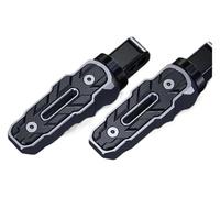 estriberas de motocicleta Para Suzuki Para GSX250R GW250 DL250 Para GSX150F Para GIXXER 155 Pedales Antideslizantes Reposapiés Accesorios Montaje Para Motocicleta Trasero(Titanium)