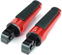 Estriberas de motocicleta Pedales de apoyo para Suzuki Para GSR600 Para GSR750 Para GSXR600 Para GSXR750(Red FootPeg)