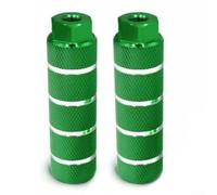 Estriberas de pie de bicicleta resistentes hechas de aleación de aluminio resistente con agujero de 9 mm para bicicletas de carretera y montaña, antideslizante estriado para superficie para acrobacias