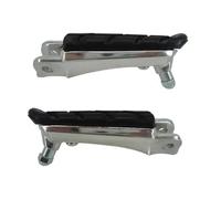 Estriberas delanteras negras para motocicleta, compatibles con la Phantom Storm Front Eye CB190R antideslizante Estriberas