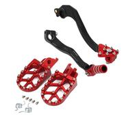 estriberas eléctricas Para CRF150R CRF250R CRF450R CRF450RX CRF450X 2001-2020 Nuevo Reposapiés Pedales De Freno Palanca Cambios(Set 5)