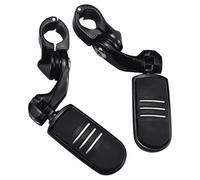 Estriberas Estriberas de carretera con protección de motor de 1-1/4", reposapiés para motocicleta, compatibles con Harley, Davidson y Honda.(C)