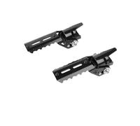 Estriberas Extendidas para Motocicleta Adecuado para R1200GS LC R1250GS Adecuado para CRF1100L CRF1000L Adecuado para Pedales De Motocicleta Pedal De Motocicleta(Black)