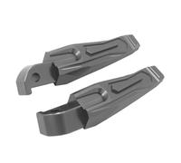 Estriberas Extendidas para Motocicleta Pedal Trasero para Motocicleta para Yamaha XMAX300, Xmax 300, XMAX250, Años 2017 A 2024.(NO l Gray)