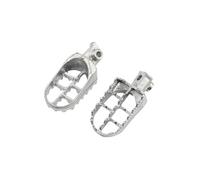 Estriberas Extendidas para Motocicleta Reposapiés para Motocicleta para Yamaha PW50, PW80, TW200, PW 50, 80, TW 200, para XR50R, CRF50, CRF70, CRF80, Dirt Bike Y Enduro.(Silver)