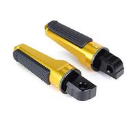 Estriberas Fit For Suzuki GSR 600 750 GSX-R600 750 1000 B-King reposapiés traseros pasajero Pedales antideslizantes(Golden)