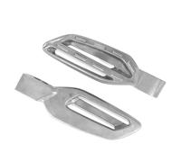 Estriberas Moto Ajuste para Honda CLICK V2 V3 BEAT FI para Yamaha reposapiés modificación motocicleta trasero Pedales para Moto(C)