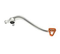 Estriberas Moto Ajuste para SX SXF XC XCW para Husqvarna TC FC TE para GASGAS 2016-2024 Palanca de pedal freno trasero Pedales para Moto(Silver Orange)