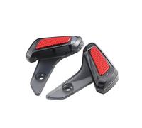 Estriberas Moto Ajuste para Vespa Primavera Sprint 150, almohadilla plástico reposapiés trasero pasajero, almohadilla cubierta Reposapies Trasero(Red)