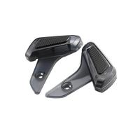 Estriberas Moto Ajuste para Vespa Primavera Sprint 150, almohadilla plástico reposapiés trasero pasajero, almohadilla cubierta Reposapies Trasero(Black)