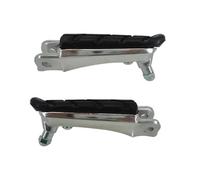 Estriberas Moto Antideslizantes para The Phantom Storm Front Eye CB190R Motocicleta Estribos Delanteros Reposapiés Pedales Negros
