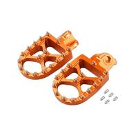Estriberas Moto Antivibración para Beta para Xtrainer 300 2015-2024 para RR 300 RR 250 2013-2019 para RR 125 RR 350 RR 390 RR 430 RR 450 RR 480 498 Reposapiés Reposapiés Moto(Orange)