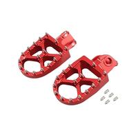 Estriberas Moto Antivibración para Beta para Xtrainer 300 2015-2024 para RR 300 RR 250 2013-2019 para RR 125 RR 350 RR 390 RR 430 RR 450 RR 480 498 Reposapiés Reposapiés Moto(Red)