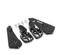 Estriberas Moto Antivibración para XADV para X-ADV 750 2025 Estriberas Pasajero Accesorios Motocicleta Soporte Pedal Trasero Reposapiés Plegables Reposapiés Moto(Black)