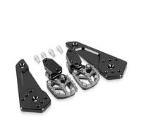 Estriberas Moto Antivibración para XADV para X-ADV 750 2025 Estriberas Pasajero Accesorios Motocicleta Soporte Pedal Trasero Reposapiés Plegables Reposapiés Moto(Titanium)
