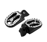 Estriberas Moto Antivibración para YZ65 YZ85 YZ125 YZ125X YZ250 F/FX/X YZ450F/FX WR250F WR450F WR/YZ 400 426 para Tenere 700 Apoyapiés Pedales Reposapiés Reposapiés Moto(Black)