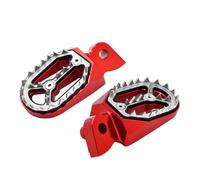 Estriberas Moto Antivibración para YZ65 YZ85 YZ125 YZ125X YZ250 F/FX/X YZ450F/FX WR250F WR450F WR/YZ 400 426 para Tenere 700 Apoyapiés Pedales Reposapiés Reposapiés Moto(Red)