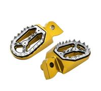 Estriberas Moto Antivibración para YZ65 YZ85 YZ125 YZ125X YZ250 F/FX/X YZ450F/FX WR250F WR450F WR/YZ 400 426 para Tenere 700 Apoyapiés Pedales Reposapiés Reposapiés Moto(Yellow)